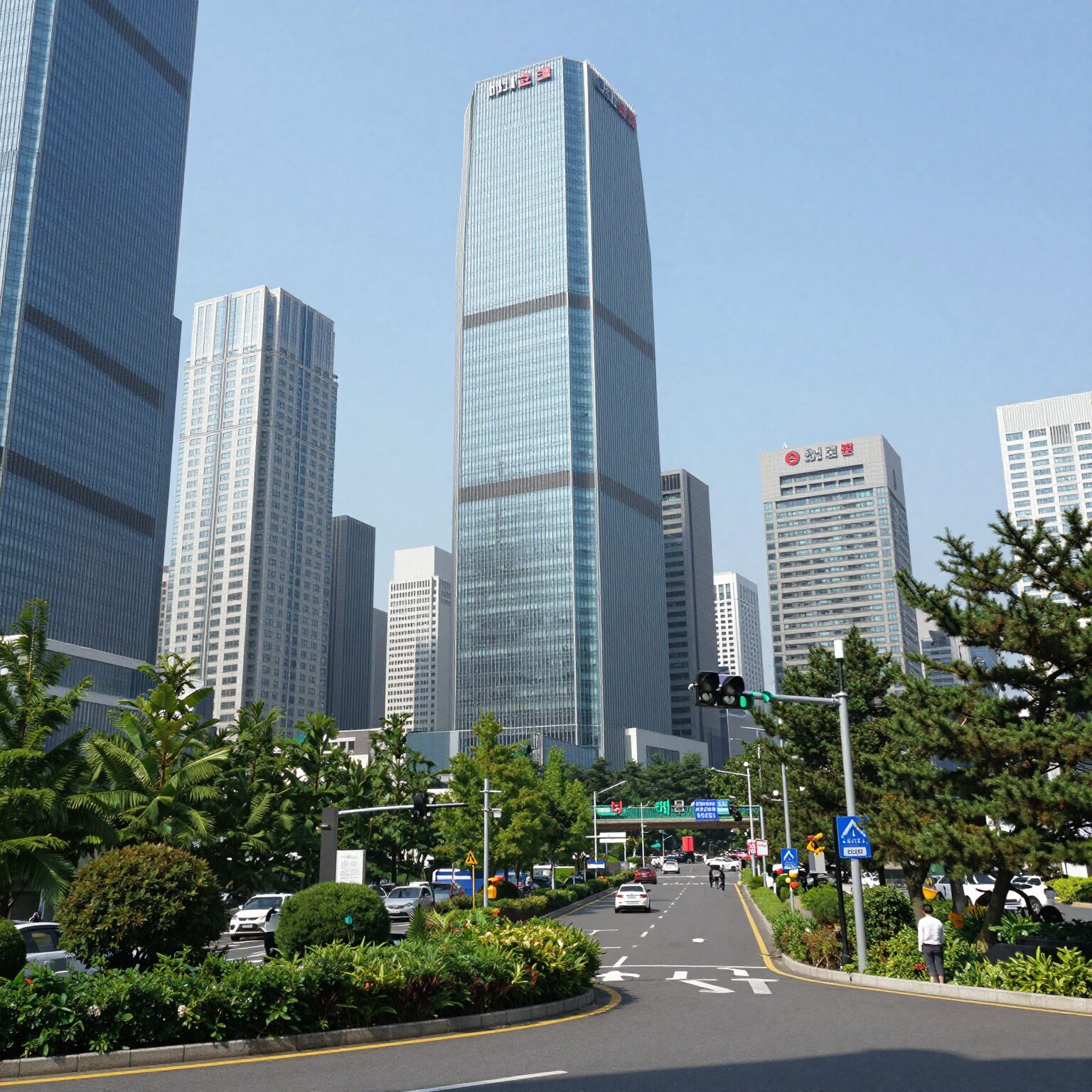 아크로 드 서초 위치도 및 주변 강남역 일대 전경