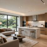 아산 배방 필하우스 리버시티 2차 완벽 분석 아산 배방 필하우스 리버시티 모델하우스 LDK 거실과 주방 인테리어