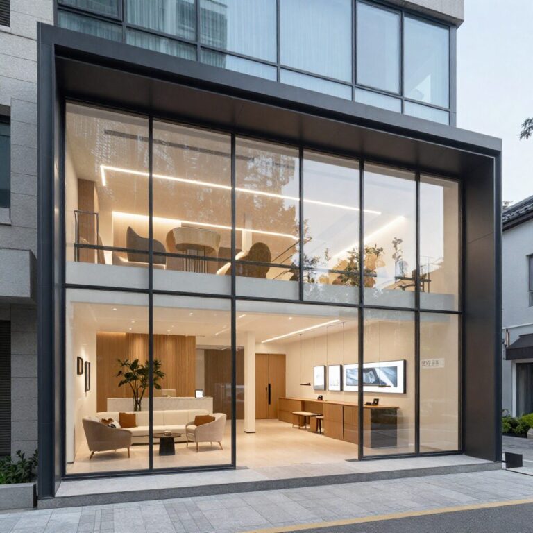 부천역 에피트 어바닉 모델하우스 외관과 내부 인테리어