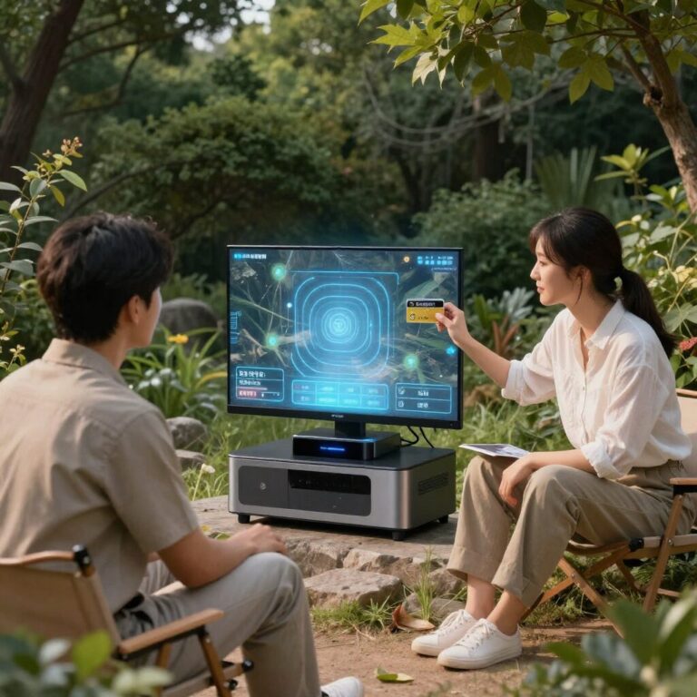 안성 공도 센트럴카운티 스마트홈 시스템과 원패스 카드로 편리한 생활 모습