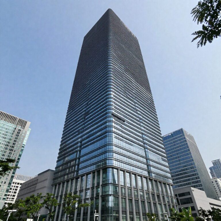 시티오씨엘 3단지 외관 전경 높은 건물과 현대적 디자인