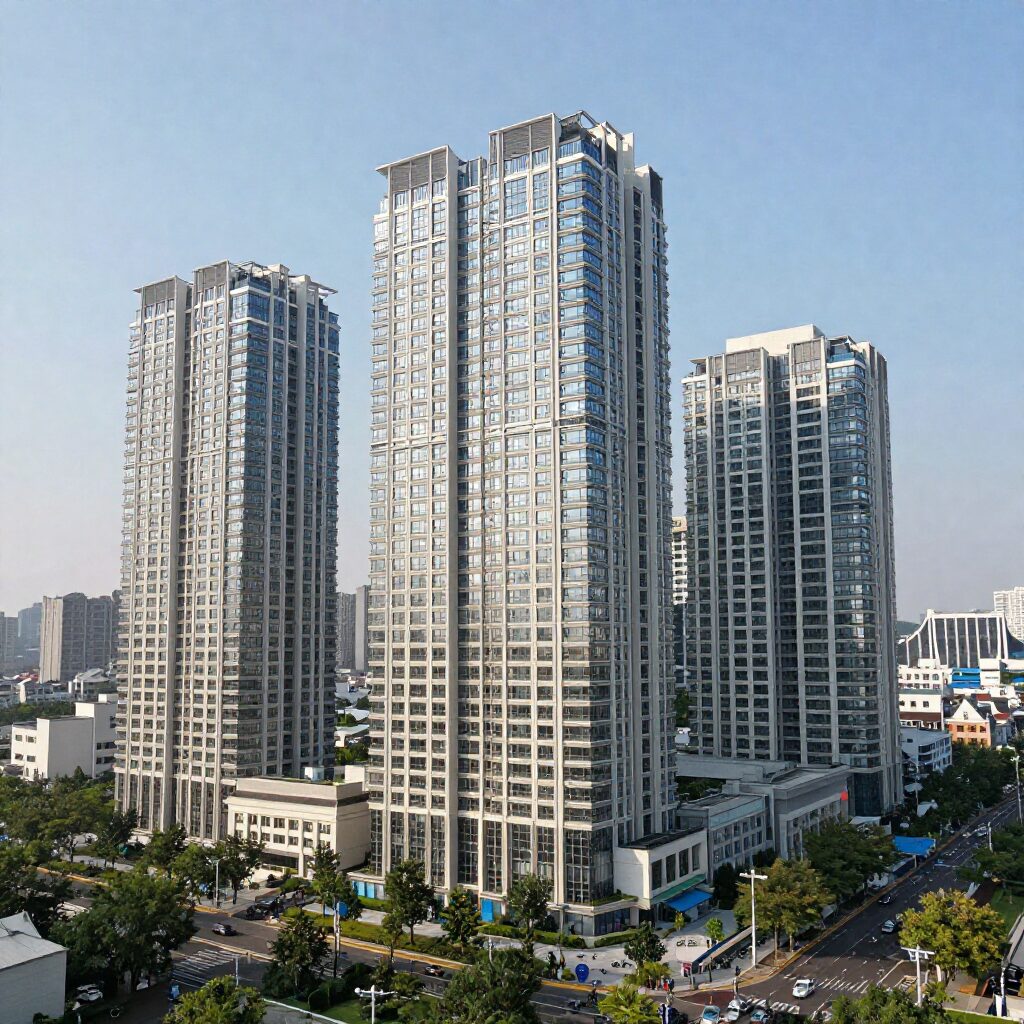 도안 푸르지오 디아델 29블록에서 바라본 산조망 전망