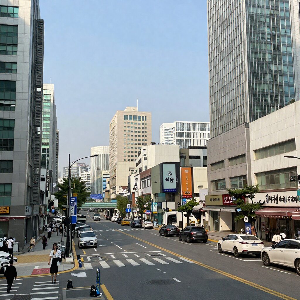 동탄역 어반원에서 바라본 역세권 전경과 주변 상권