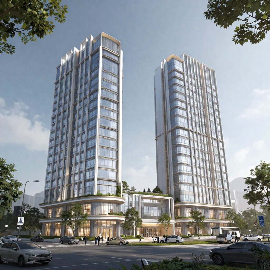 두산위브앤수자인 부평 더퍼스트 조감도 및 외관 디자인