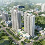 e편한세상 여수 글렌츠 아파트의 주변 입지와 주요 시설 표시된 지도