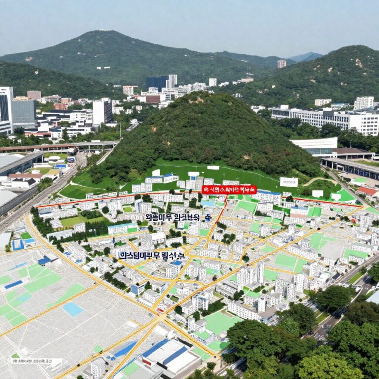 의정부 힐스테이트 탑석 주변 지도와 주요 시설 위치