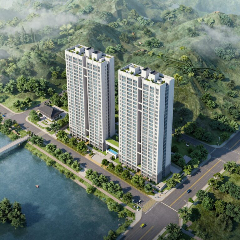 이촌 르엘 아파트 조감도 및 한강 인접 입지示意