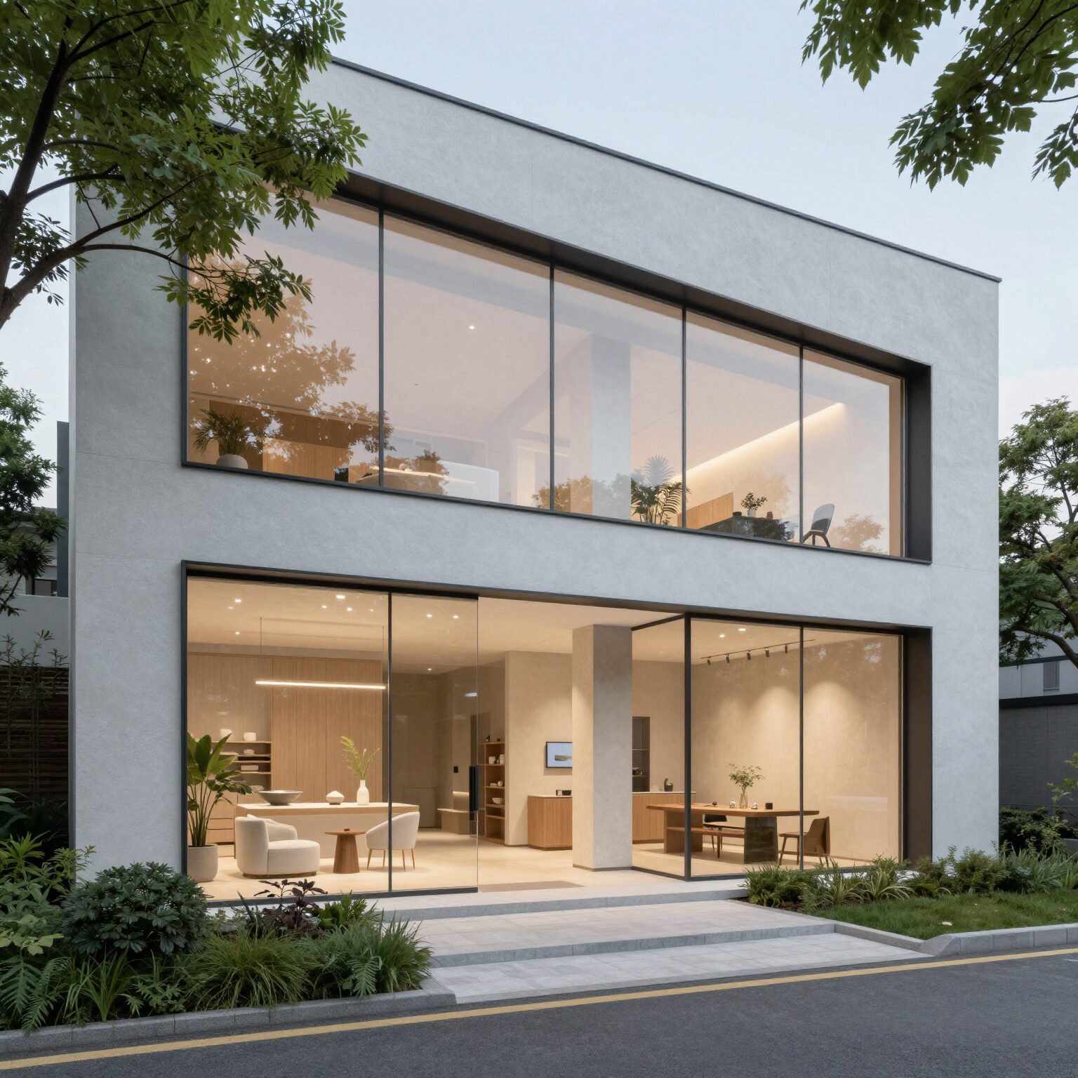 대전 롯데캐슬 더퍼스트 모델하우스 외관과 내부 인테리어