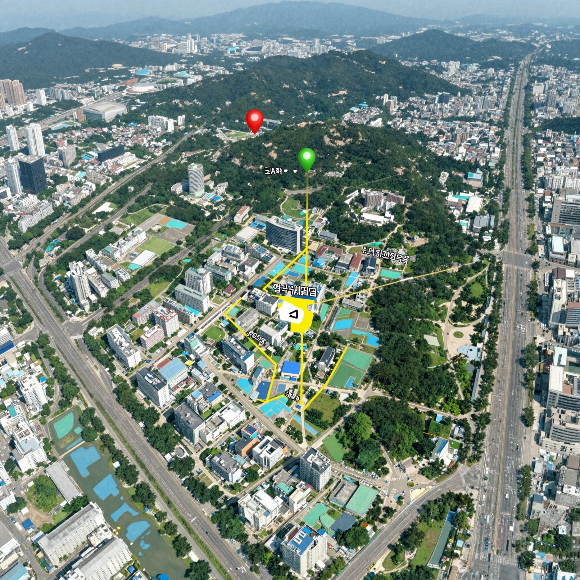 평택 고덕국제신도시 서한 에듀센텀 위치 주변 지도