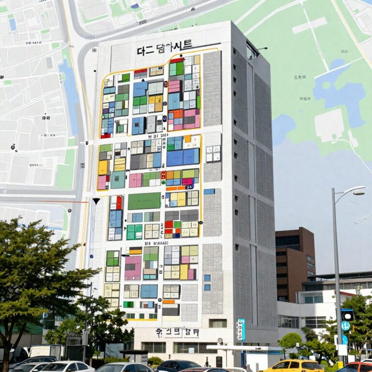 서면 지원 더뷰 드림아파트 주변 지도와 주요 시설 위치