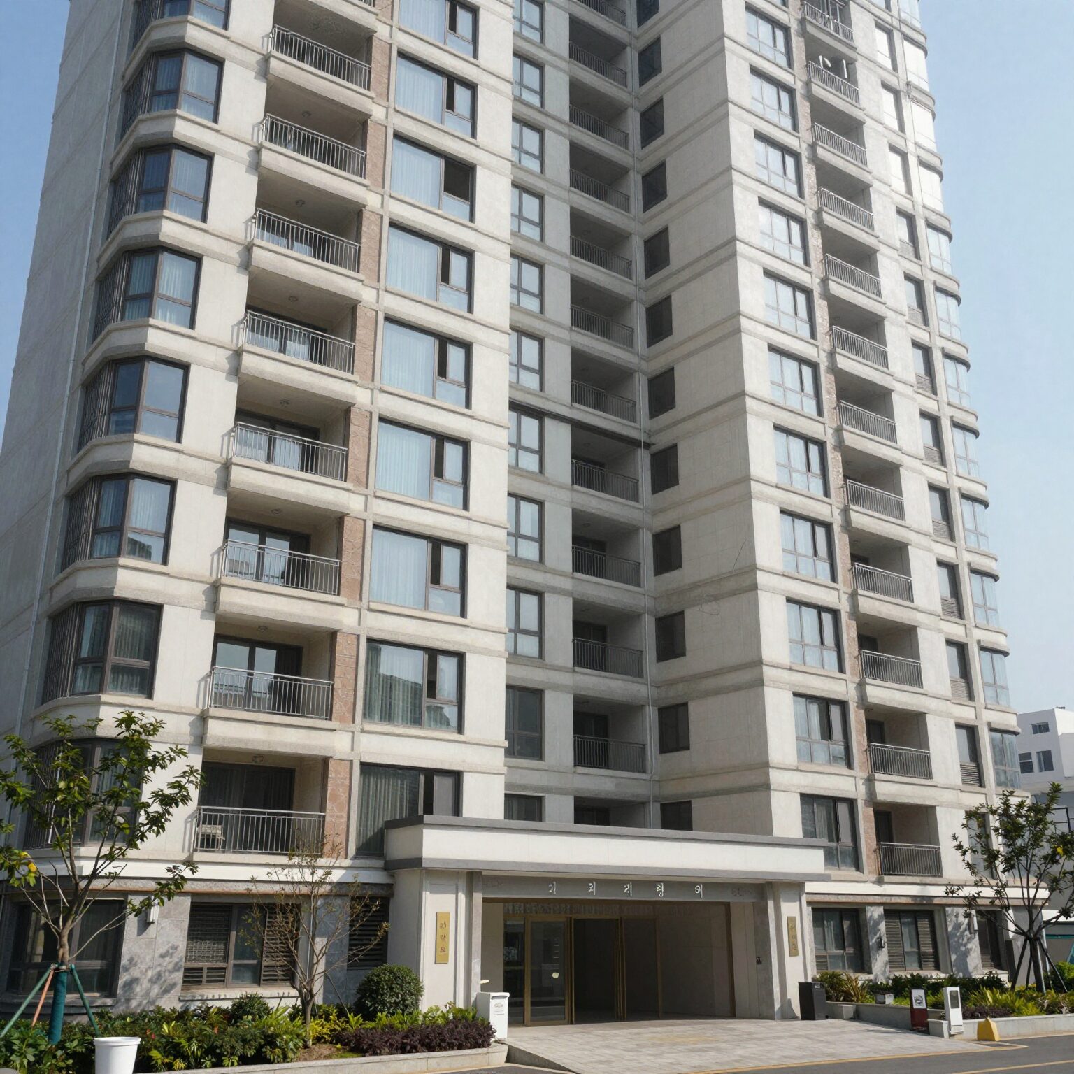 선운지구 다사로움 아파트 외관 전경