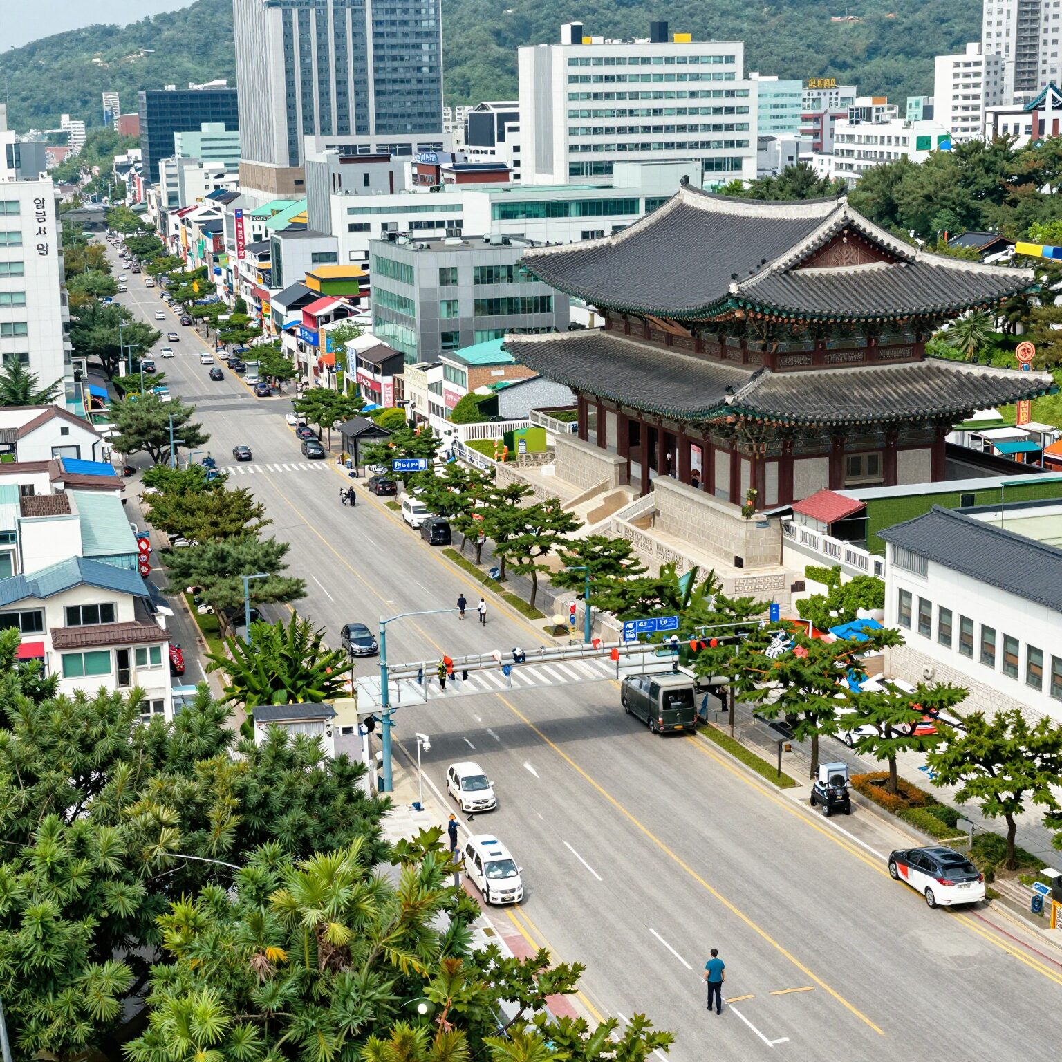 엄궁역 트라비스 하늘채 주변 교통망과 역세권 위치도