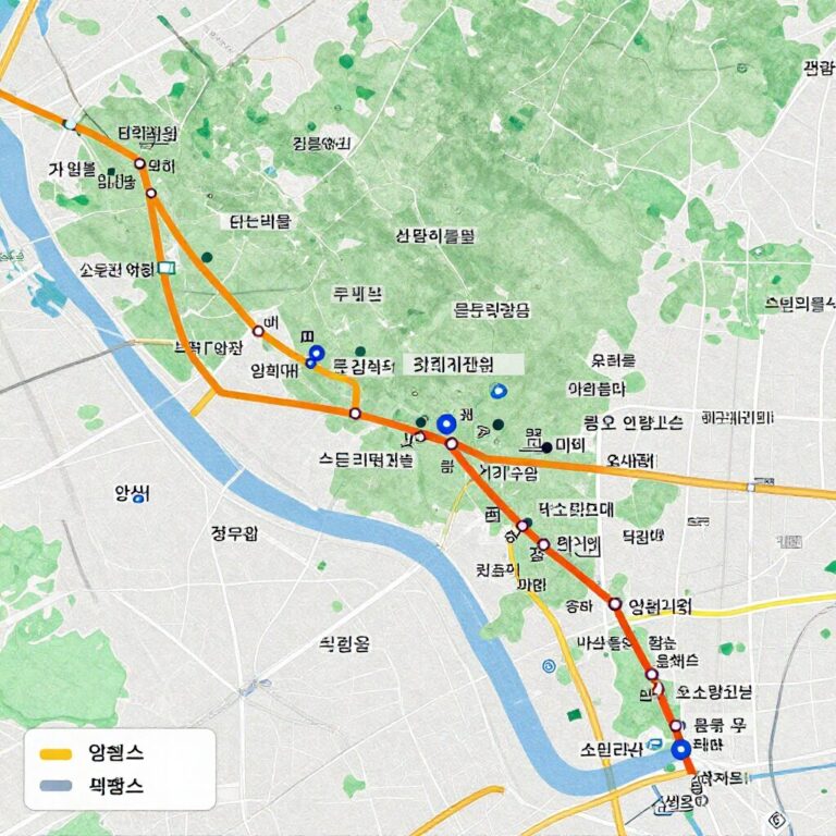 왕십리역 어반홈스 위치 및 주변 교통망