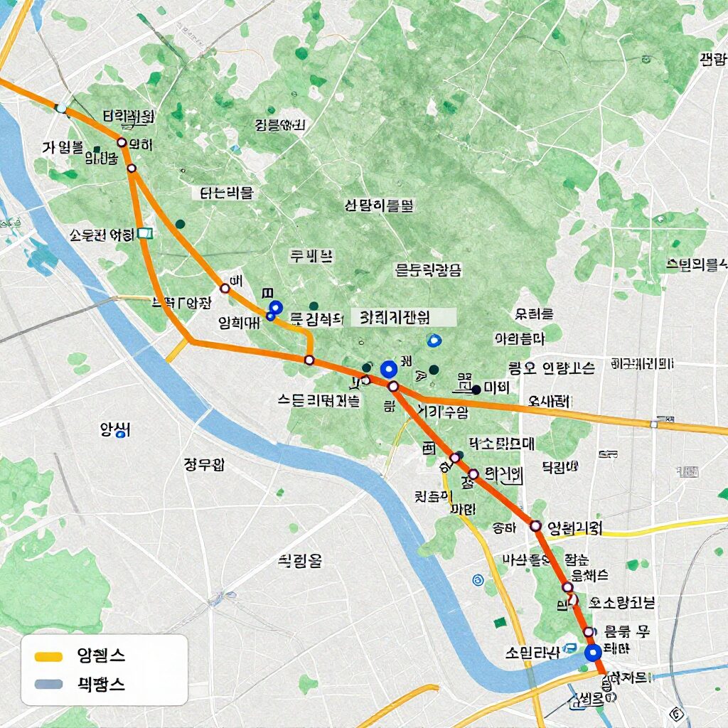 왕십리역 어반홈스 위치 및 주변 교통망
