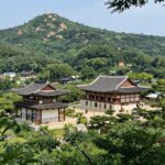 연수 월드메르디앙 어반포레에서 바라본 청량산과 주변 전망