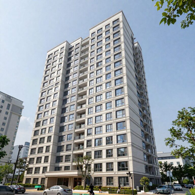 인천 영종하늘도시 대성베르힐 아파트 단지 외관 전경