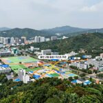 용인 고림 동문 디 이스트 주변 지도와 반도체 클러스터, 학군, 공원 위치 표시