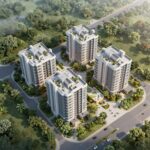 동탄 그웬 160 연립주택 조감도 및 단지 배치도