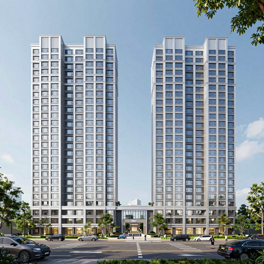 동탄 파크릭스 A55BL 84평형과 97평형 아파트 평면도 비교