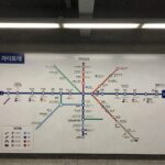공덕역 지하철 노선도와 자이르네 위치 표시