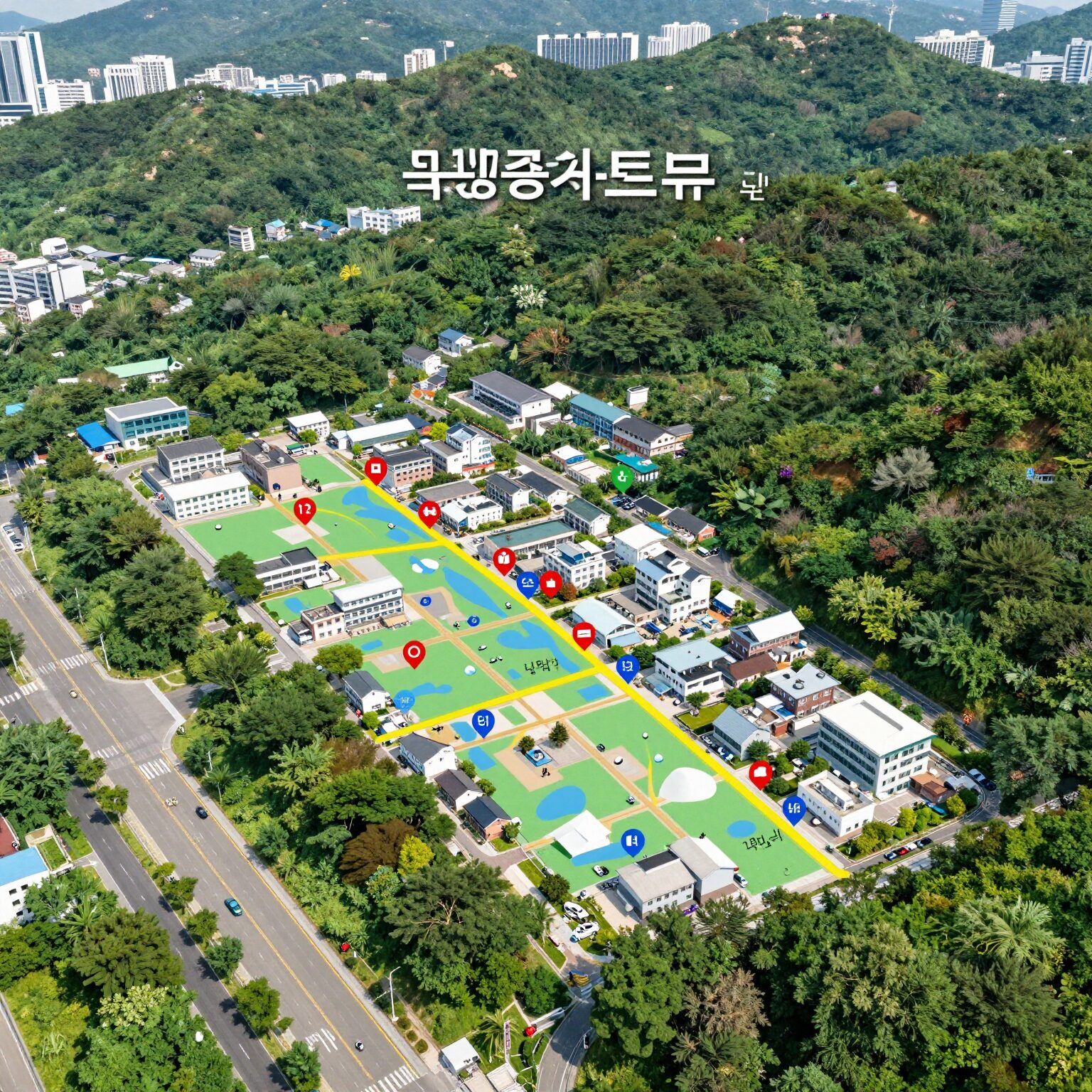 옥정중앙역 대방 디에트르 단지 위치와 주변 교통 인프라 지도