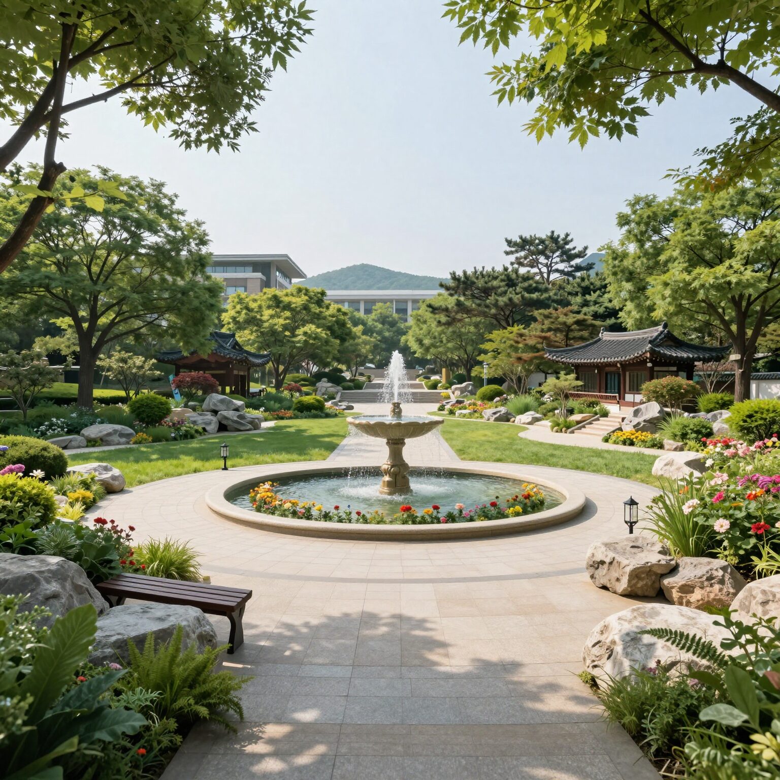 청주 푸르지오 씨엘리체 조감도와 공원형 조경 전경