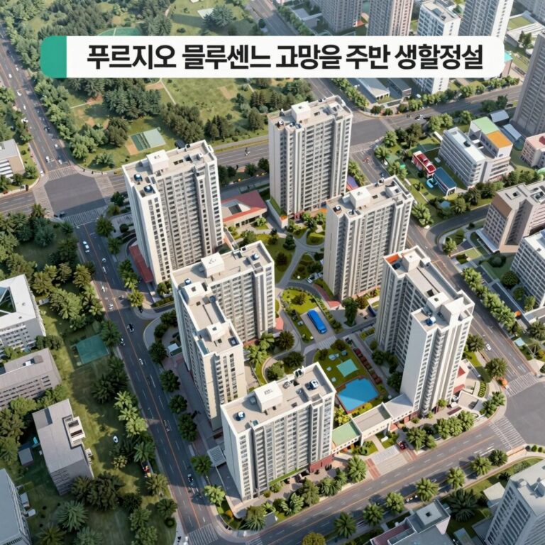용인 푸르지오 클루센트 교통 및 주변 생활시설 위치 지도