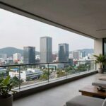 용인 플랫폼시티 라온프라이빗 아르디에 광폭 테라스에서 바라본 조망