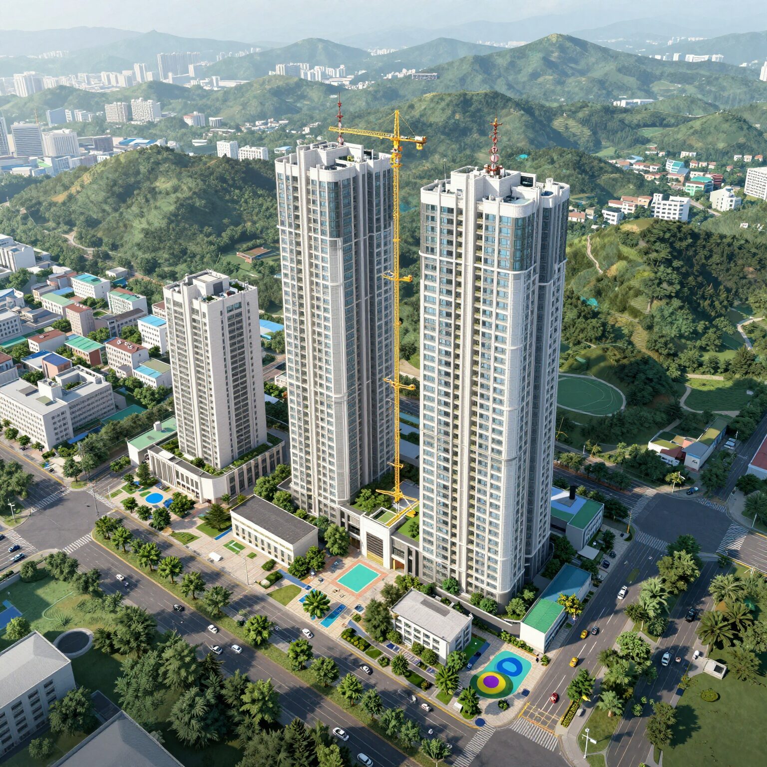 래미안 엘라비네 위치도 및 주변 지도 강서구 방화동 마곡지구 인접