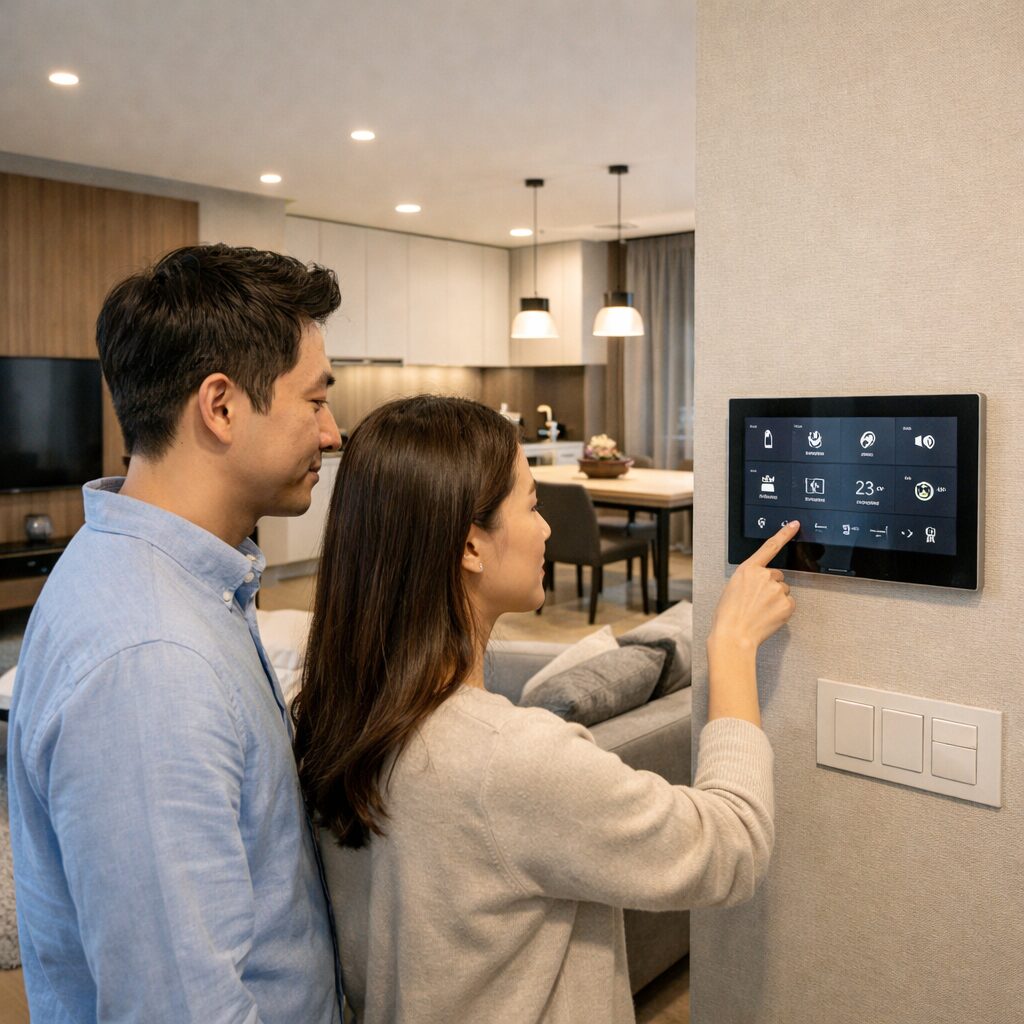 왕십리역 어반홈스 A동 스마트 홈 시스템과 모던한 인테리어