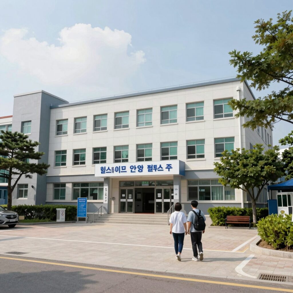 힐스테이트 안양 펠루스 주변 안양초등학교와 학원가 이미지
