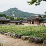 동래사적공원 오네뜨 단지 전경과 주변 동래사적공원 녹지가 어우러진 입지 조감도