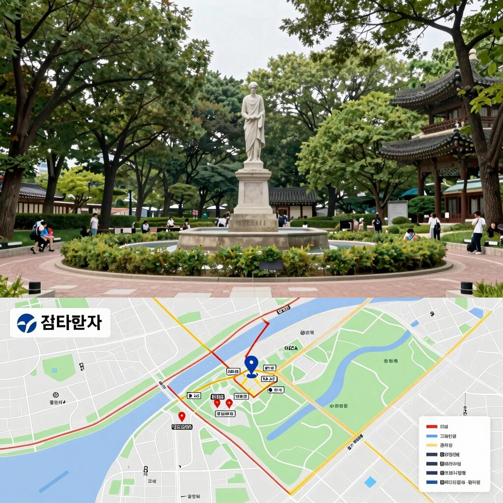 검암역자이르네 단지 주변 공원과 스타필드 조감도