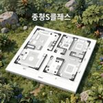 중흥S클래스 힐더포레 전용 84㎡ 평면도 예시