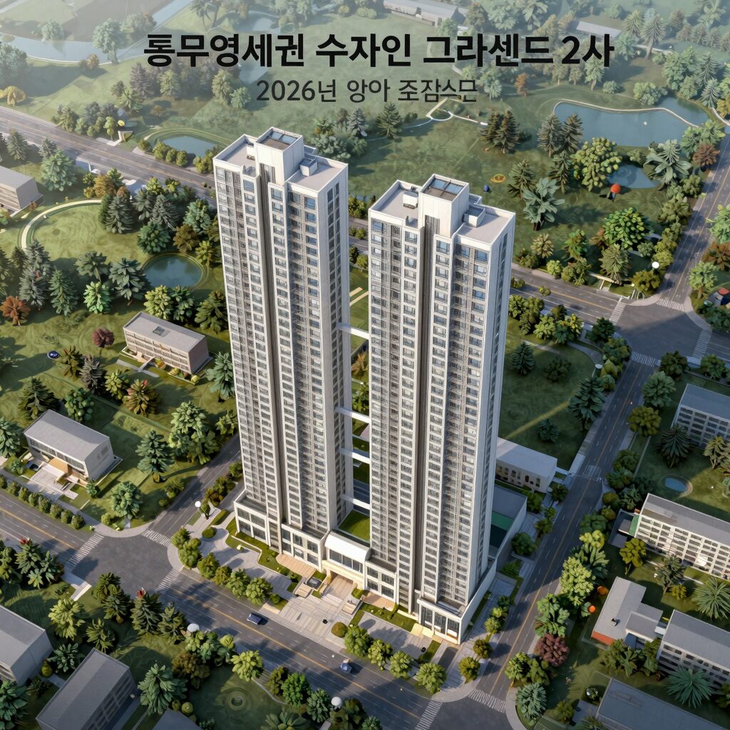 풍무역세권 수자인 그라센트 2차 아파트 조감도, 2026년 청약 단지 이미지
