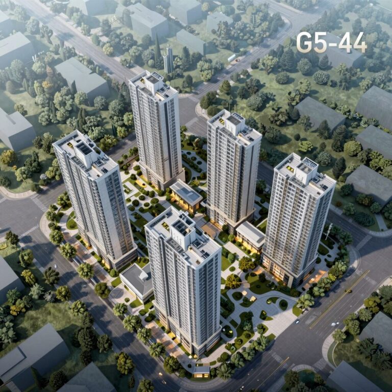 더샵 송도그란테르 G5-4블록 단지 조감도
