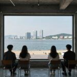 송도 유승한내들 센트럴리버 모델하우스 전경과 워터프론트 조망권