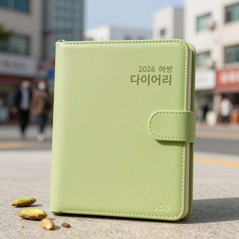 2026 하반기 다이어리 리훈 제품 피스타치오 색상