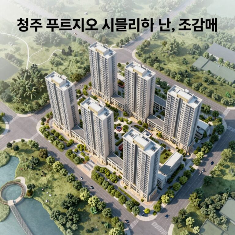 청주 푸르지오 씨엘리체 단지 조감도와 입지 정보