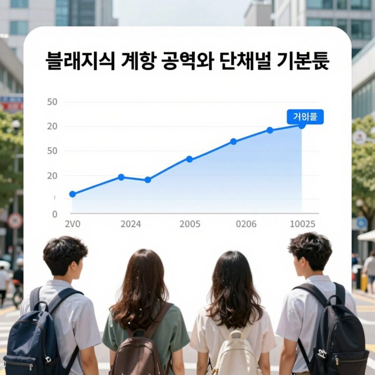 불쾌지수 계산 공식과 단계별 기준표를 시각화한 차트