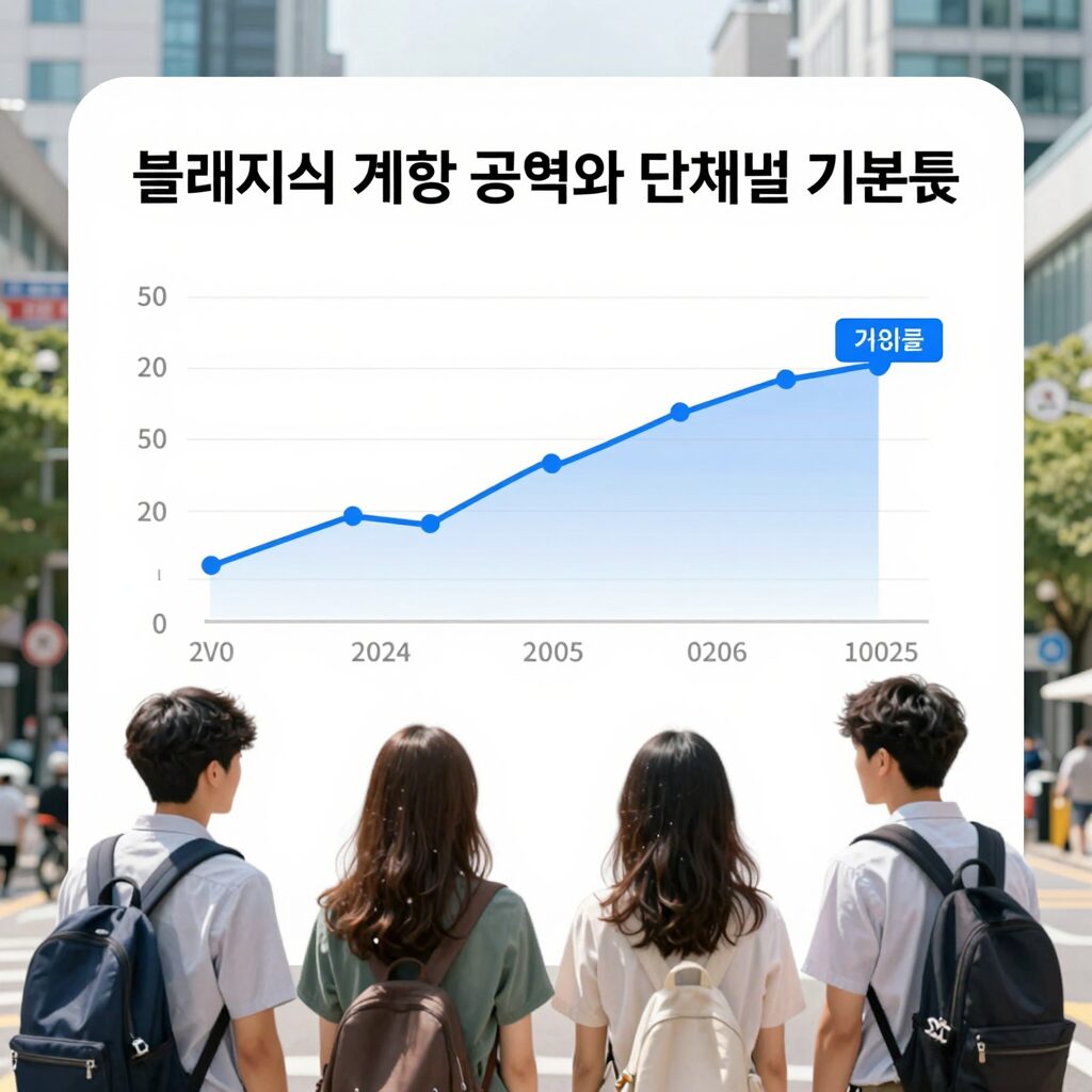 불쾌지수 계산 공식과 단계별 기준표를 시각화한 차트
