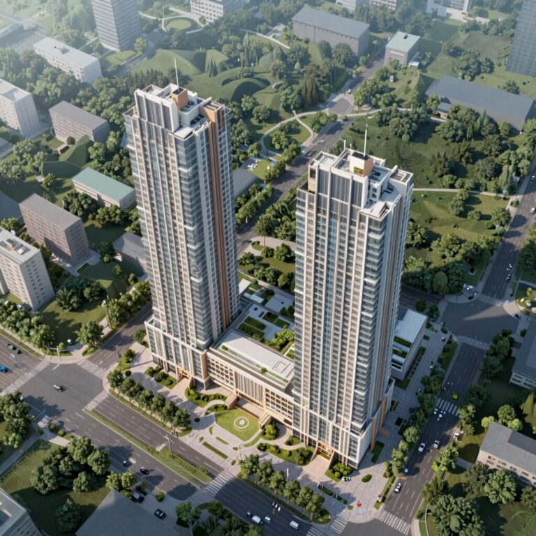 분당 더샵센트로 아파트 조감도와 주변 입지 정보