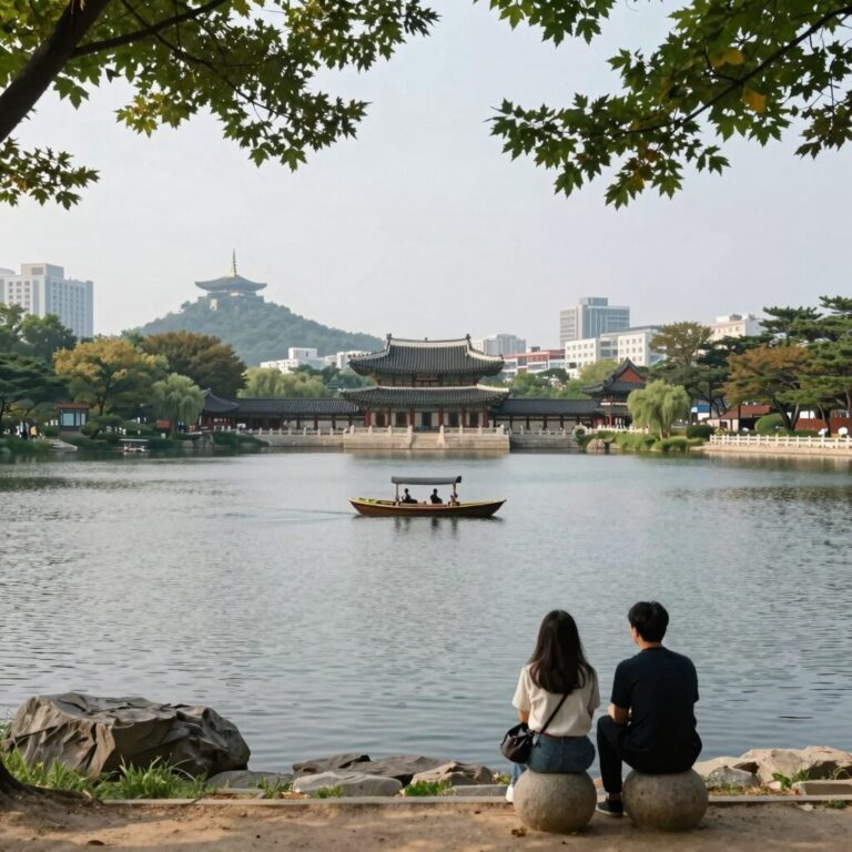엘리프 성성호수공원 1BL 조감도와 단지 전경으로 호수공원과의 접근성을 보여주는 이미지
