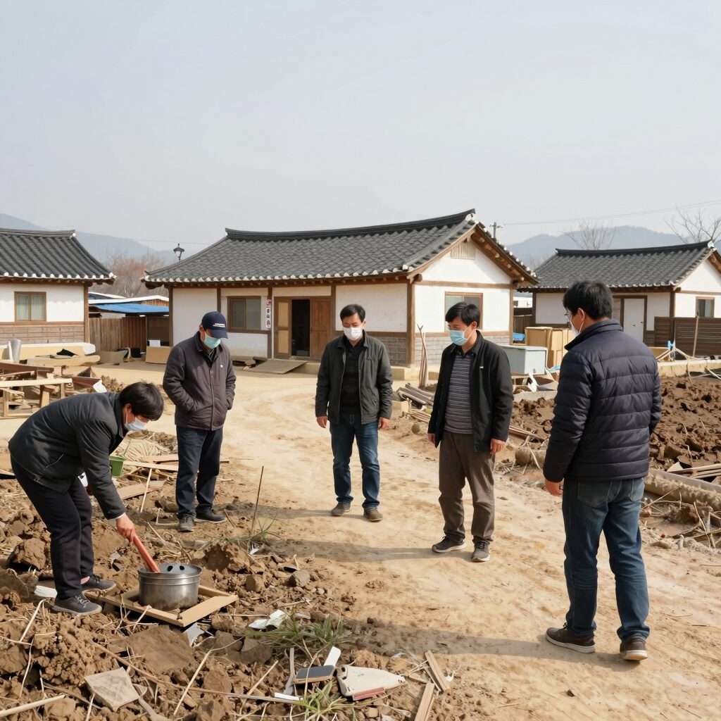 울주군 농촌 빈집 현장 조사 모습