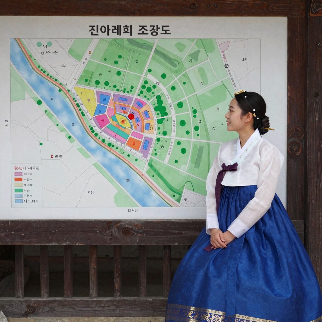 공주월송 진아레히 조감도와 단지 배치도