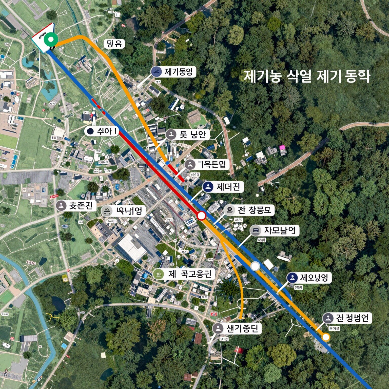 이안 센트럴 제기동역 위치와 제기동역 지하철 1호선 동북선 청량리 생활권 인프라 표시 지도