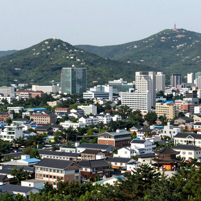 장위 푸르지오 마크원 조감도와 주변 뉴타운 전경