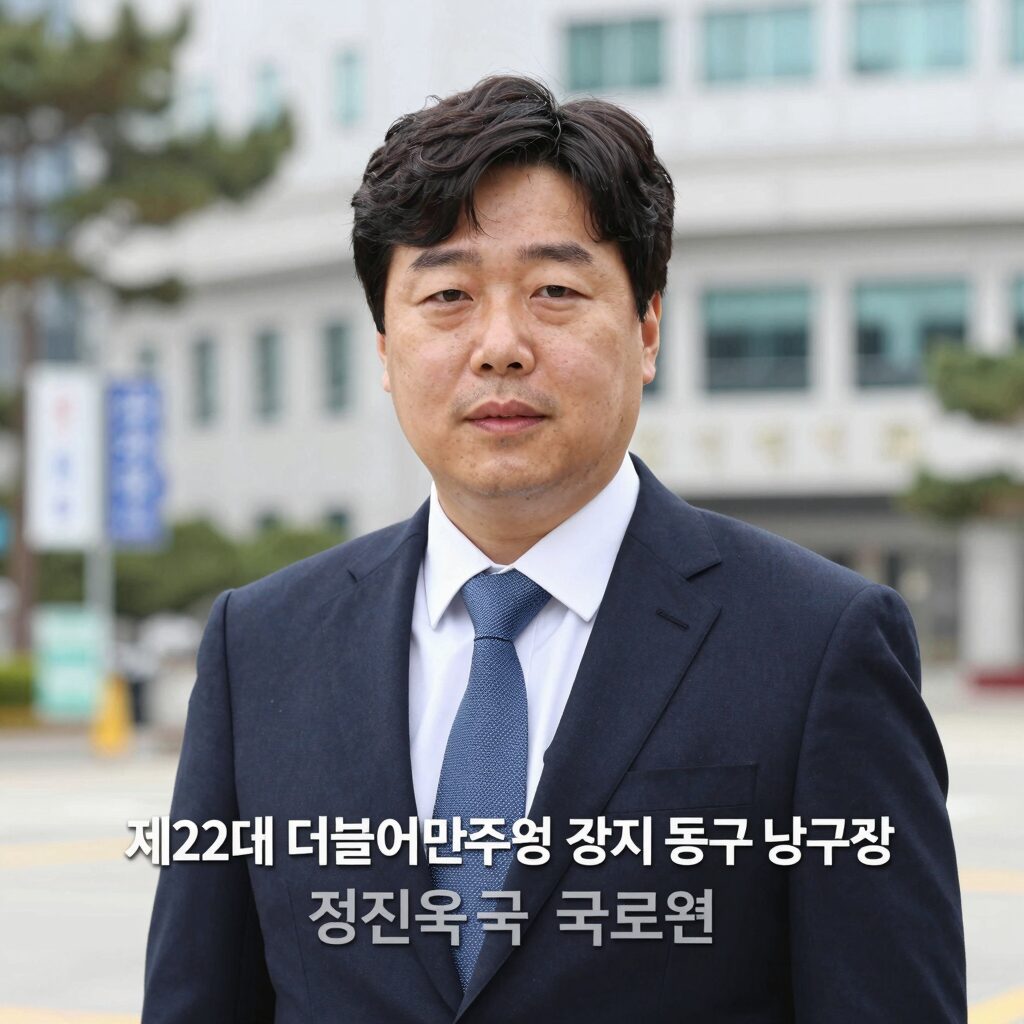 정진욱 국회의원 프로필 사진 제22대 더불어민주당 광주 동구 남구 갑