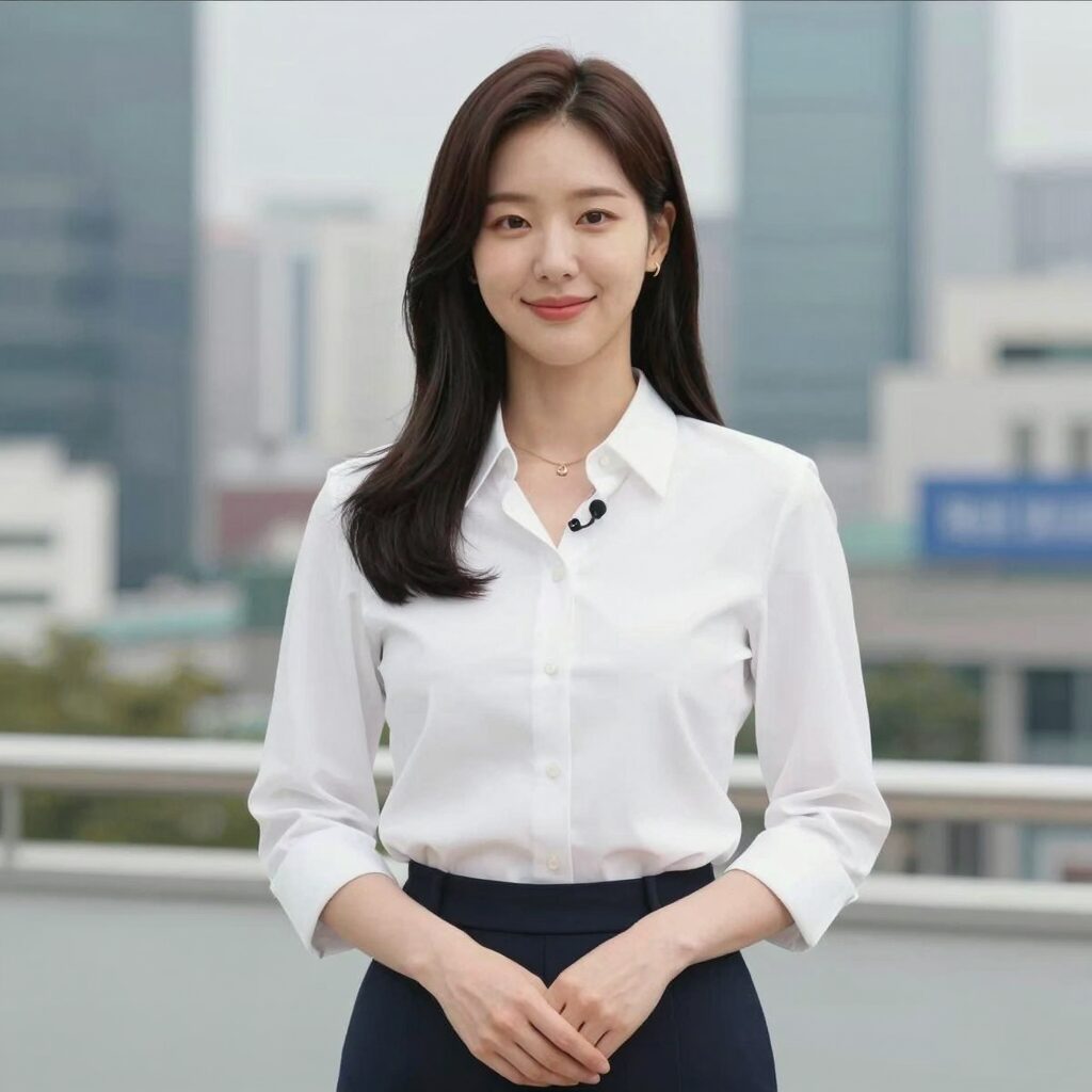KBS 뉴스 앵커 이윤정 아나운서의 단정한 방송 이미지와 건강한 몸매