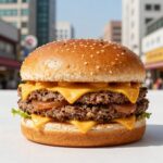맥도날드 진주 고추 크림치즈 버거 세트 사진